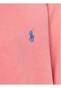 Polo Ralph Lauren Bluza 211935583002 Różowy Regular Fit. Typ kołnierza: polo. Kolor: różowy. Materiał: bawełna