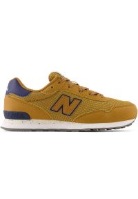 Buty New Balance Jr PC515DH brązowe. Okazja: na co dzień, na uczelnię. Kolor: brązowy. Materiał: guma, zamsz, materiał. Szerokość cholewki: normalna