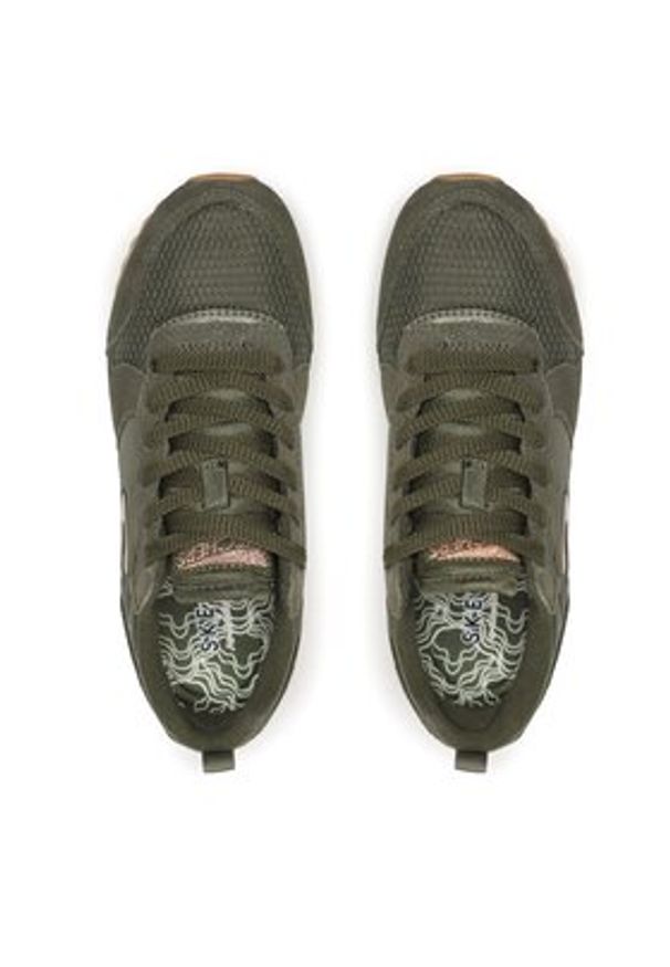 skechers - Skechers Sneakersy Og 85 Gold'N Gurl 111/OLV Zielony. Kolor: zielony. Materiał: materiał