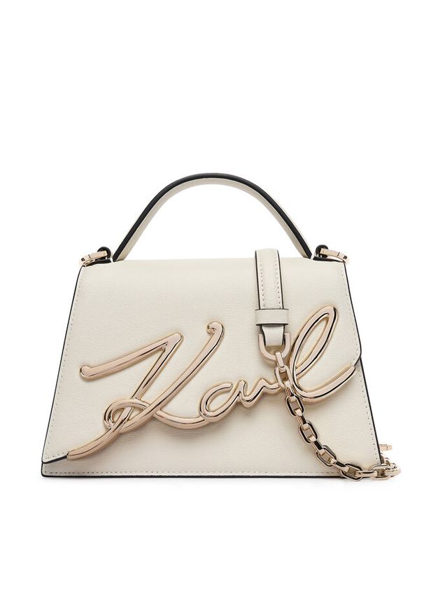 Karl Lagerfeld - Torebka KARL LAGERFELD. Kolor: biały