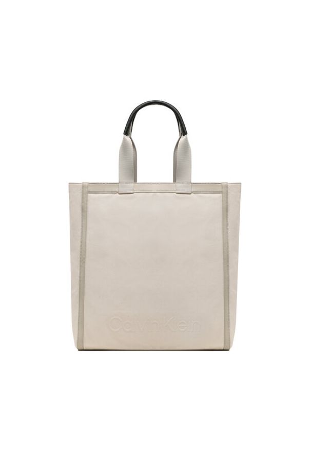 Calvin Klein Torebka Ck Connect Tote Refibra K40K401000 Écru