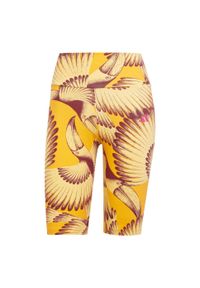 Adidas - Szorty adidas x FARM Bike. Kolor: żółty, czerwony, pomarańczowy, wielokolorowy. Wzór: nadruk. Sport: kolarstwo, fitness #2