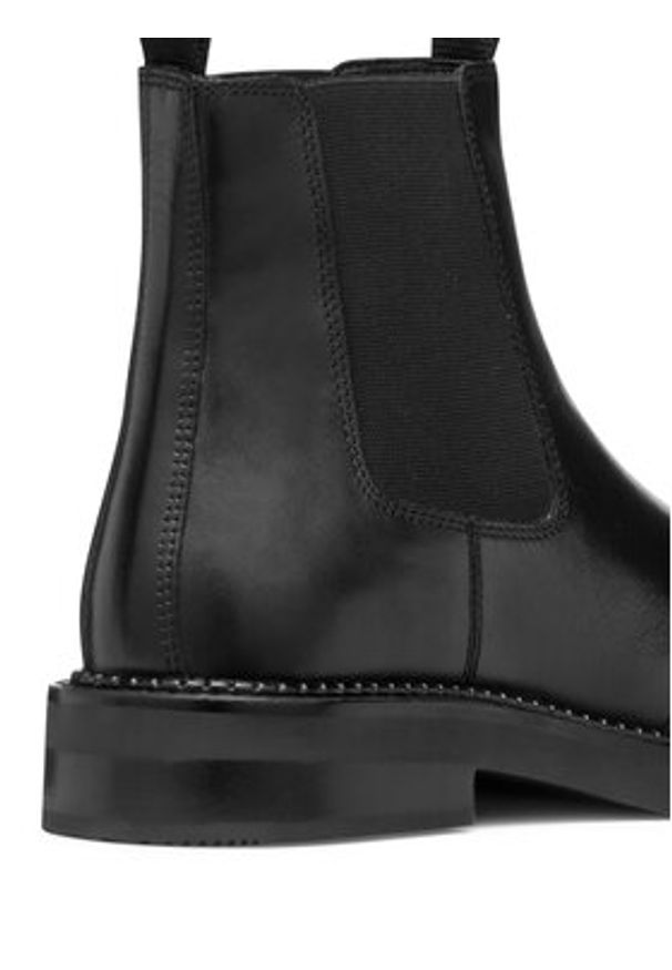 Geox Sztyblety D Serilda D56WYC 00043 C9999 Czarny. Kolor: czarny. Materiał: skóra