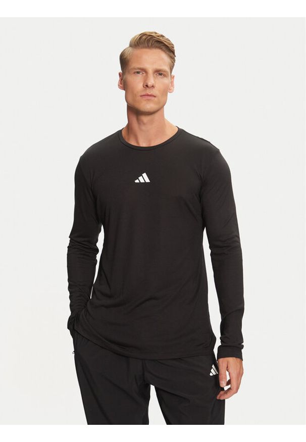 Adidas - adidas Koszulka techniczna Workout IK9694 Czarny Slim Fit. Kolor: czarny. Materiał: lyocell, syntetyk