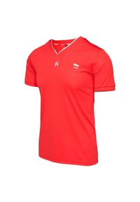 Huari - Koszulka Męska Polska. Kolor: czerwony, wielokolorowy, biały. Sport: turystyka piesza #1