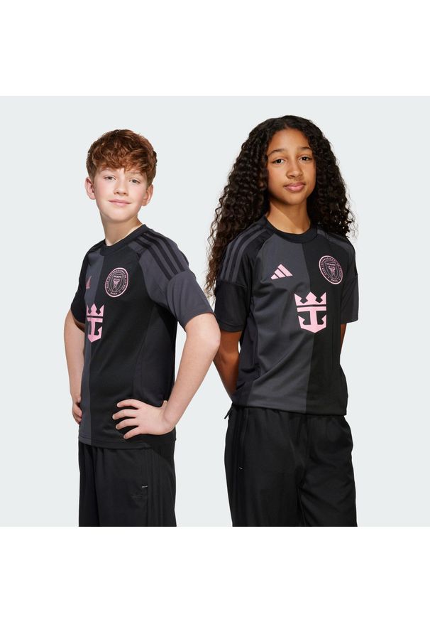 Adidas - Koszulka Inter Miami CF 25/26 Away. Kolor: czarny. Materiał: materiał. Sport: piłka nożna