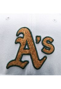 47 Brand Czapka z daszkiem MLB Oakland Athletics Corkscrew 47 CAPTAIN B-CORKS18WBP-WH Biały. Kolor: biały. Materiał: materiał
