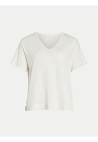 Vila T-Shirt Abella 14089540 Biały Relaxed Fit. Kolor: biały. Materiał: syntetyk #6
