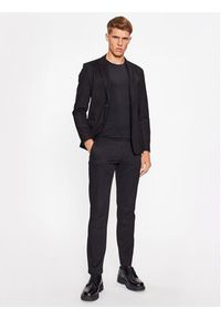 Hugo Marynarka Hagalto233J 50500194 Czarny Slim Fit. Kolor: czarny. Materiał: syntetyk, wiskoza