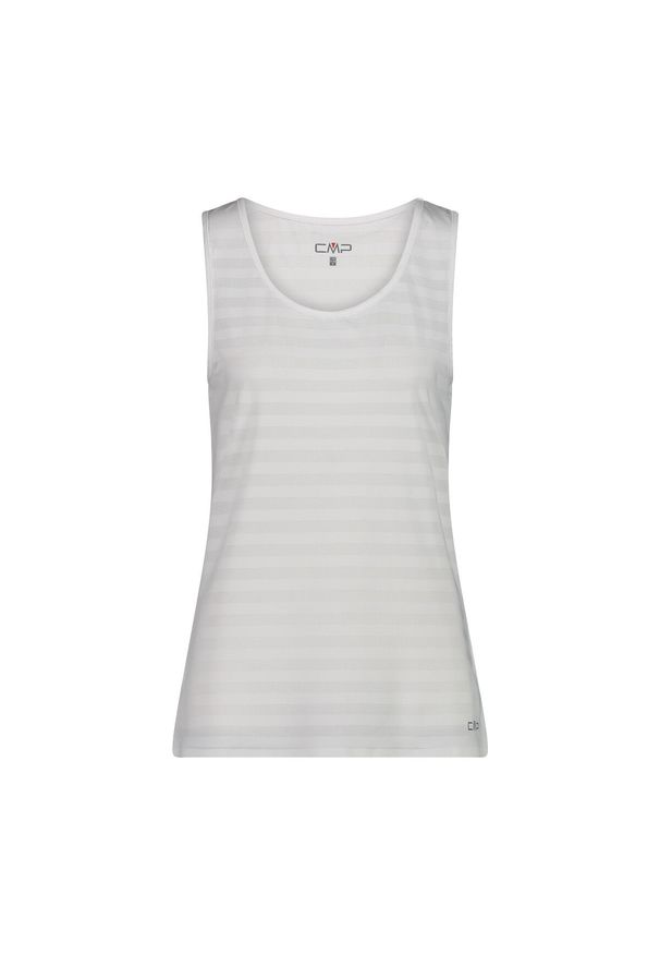Damski tank top CMP. Kolor: biały. Długość rękawa: bez rękawów