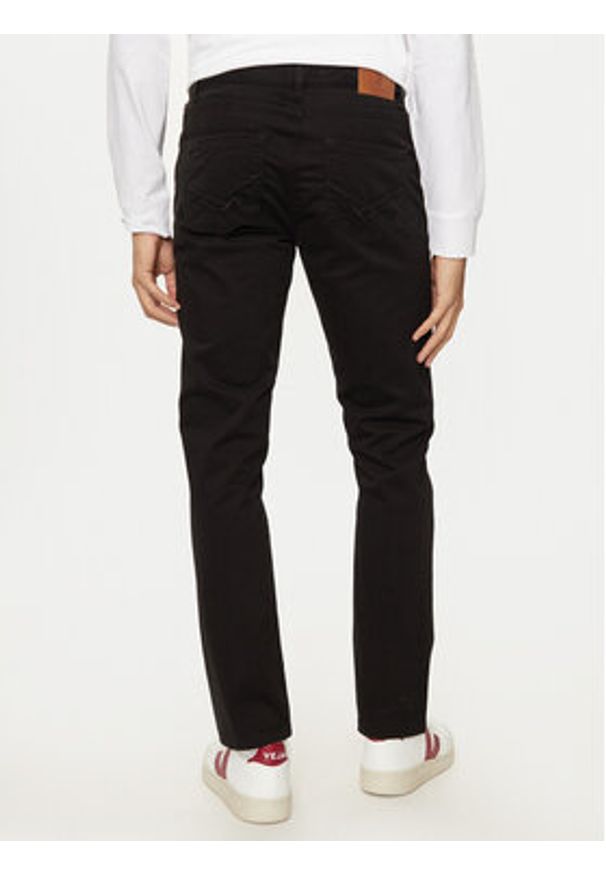 U.S. Polo Assn. Spodnie materiałowe MUP3385 Czarny Slim Fit. Kolor: czarny. Materiał: bawełna