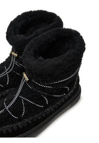Mou Śniegowce Eskimo Sneaker Bold Scoub Lace FW411012A Czarny. Kolor: czarny. Materiał: skóra #6