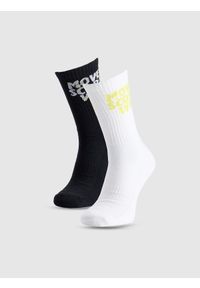 4f - 4F Skarpety casual za kostkę (2-pack) męskie - multikolor 39-42. Kolor: wielokolorowy. Materiał: bawełna