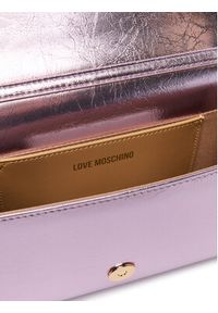 Love Moschino - LOVE MOSCHINO Torebka JC4345PP0OKQ0600 Różowy. Kolor: różowy. Materiał: skórzane #4