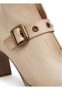 Hispanitas Botki HI254244 Écru. Materiał: skóra #6