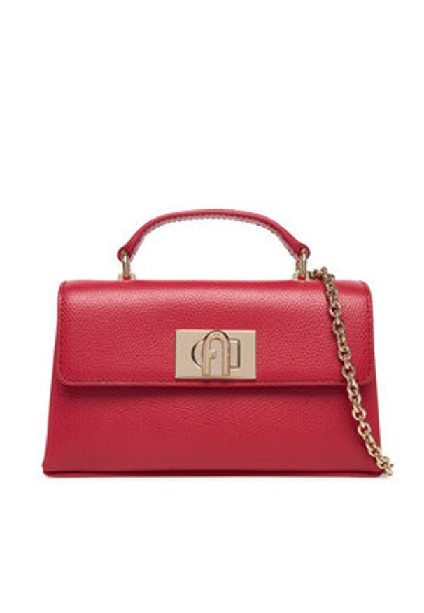 Furla Torebka 1927 WE00423 ARE000 CN RUB00 Bordowy. Kolor: czerwony. Materiał: skórzane