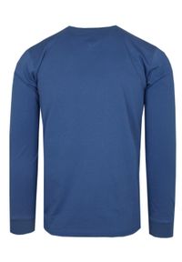 Koszulka z Długim Rękawem (Longsleeve) - Pako Jeans - Niebieska. Okazja: na co dzień. Kolor: niebieski. Materiał: bawełna. Długość rękawa: długi rękaw. Długość: długie. Styl: casual #2