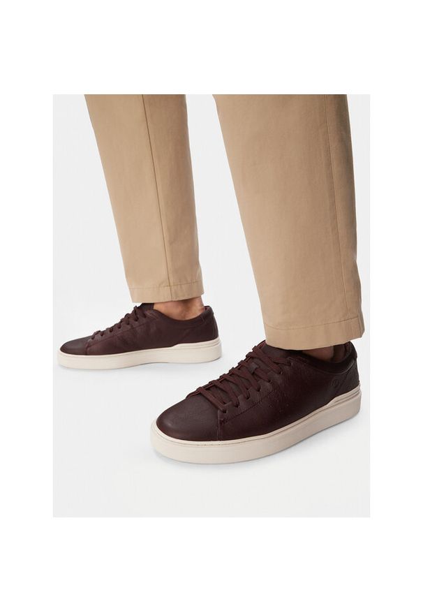 Sneakersy Clarks. Kolor: brązowy
