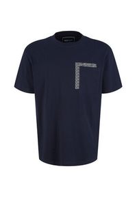 Tom Tailor Denim T-Shirt 1035589 Granatowy. Kolor: niebieski. Materiał: denim