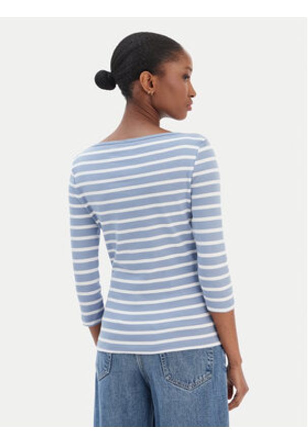 TOMMY HILFIGER - Tommy Hilfiger Bluzka New Cody WW0WW40589 Błękitny Slim Fit. Kolor: niebieski. Materiał: bawełna