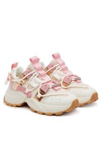 Steve Madden Sneakersy Tazmania SM11002419 Biały. Kolor: biały. Materiał: materiał