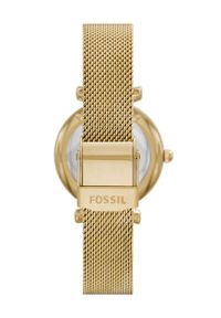 Fossil - FOSSIL - Zegarek ES5020. Kolor: złoty. Materiał: materiał #2
