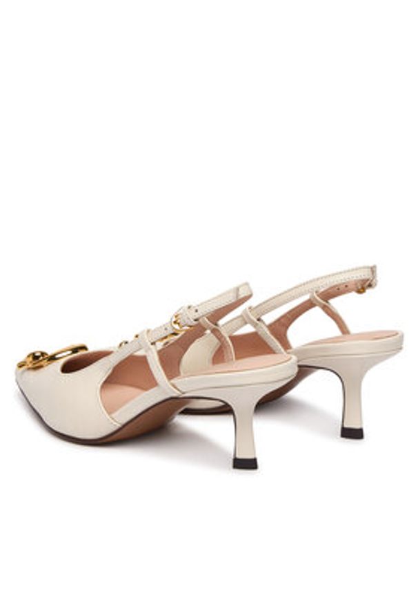 Coccinelle Czółenka C-Me E4 SB3 21 01 01 Biały. Kolor: biały. Materiał: skóra