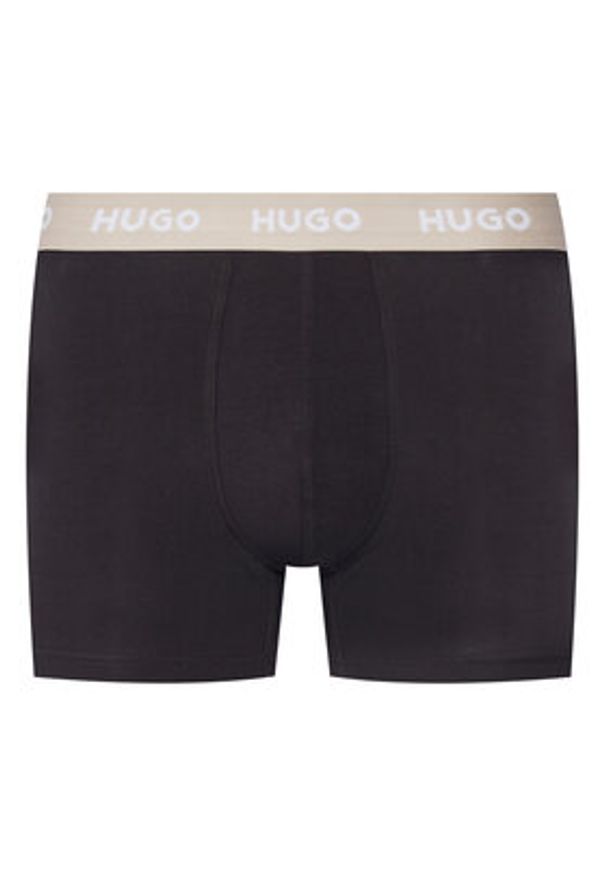 Hugo - HUGO Komplet 3 par bokserek 50532613 Czarny. Kolor: czarny. Materiał: bawełna