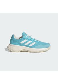 Adidas - Gamecourt 2.0 Tennis Shoes. Kolor: czerwony, biały, niebieski, wielokolorowy. Materiał: materiał. Sport: tenis