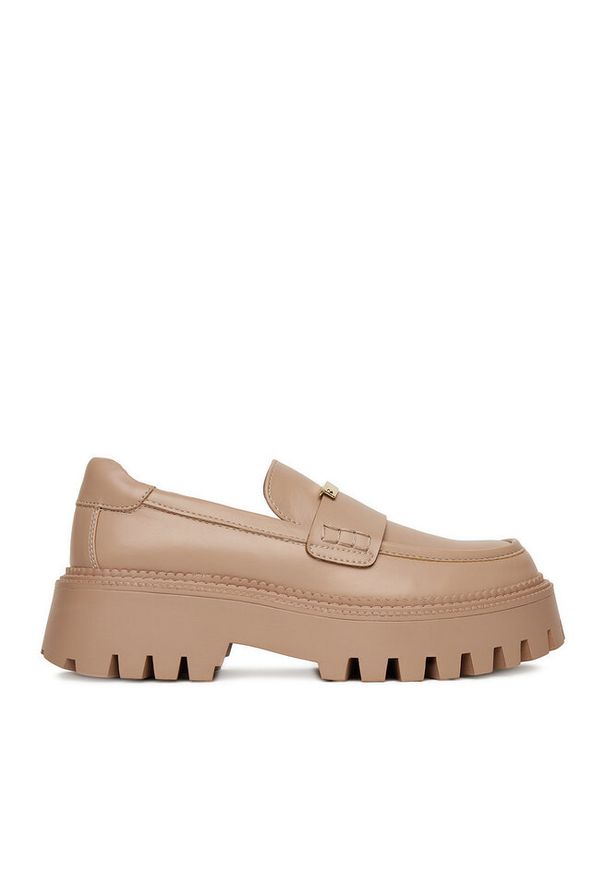 Loafersy DeeZee. Kolor: beżowy