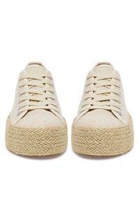 DeeZee Espadryle SH-052 Beżowy. Kolor: beżowy. Materiał: materiał