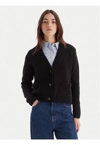 Weekend Max Mara Kardigan Filmato 2525346062 Czarny Regular Fit. Kolor: czarny. Materiał: wełna