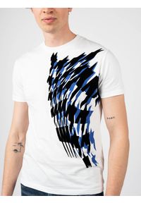 Les Hommes T-shirt | LF224306-0700-1007 | Grafic Print | Mężczyzna | Biały. Okazja: na co dzień. Kolor: biały. Materiał: bawełna. Wzór: nadruk. Styl: casual #9