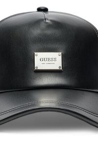 Guess Czapka z daszkiem AM9428 POL01 Czarny. Kolor: czarny. Materiał: materiał