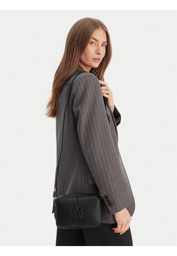 BOSS Torebka 50557914 Czarny. Kolor: czarny. Materiał: skórzane