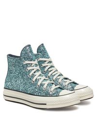 Converse Trampki Chuck 70 Glitter A10097C 486 Niebieski. Kolor: niebieski. Materiał: materiał #3