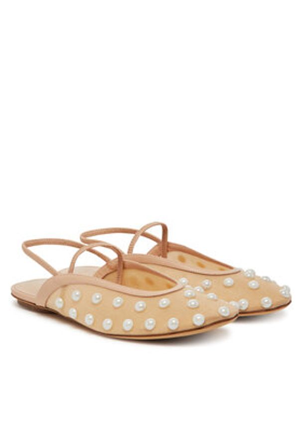 Weekend Max Mara Sandały 2515521155600 Beżowy. Kolor: beżowy. Materiał: materiał