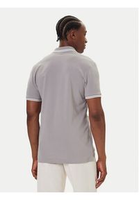 G-Star RAW - G-Star Raw Polo Dunda D17127-5864 Szary Slim Fit. Typ kołnierza: polo. Kolor: szary. Materiał: bawełna #5