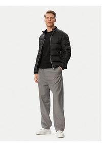 Karl Lagerfeld - KARL LAGERFELD Kurtka przejściowa 505021 563592 Czarny Regular Fit. Typ kołnierza: dekolt w karo. Kolor: czarny. Materiał: syntetyk #2