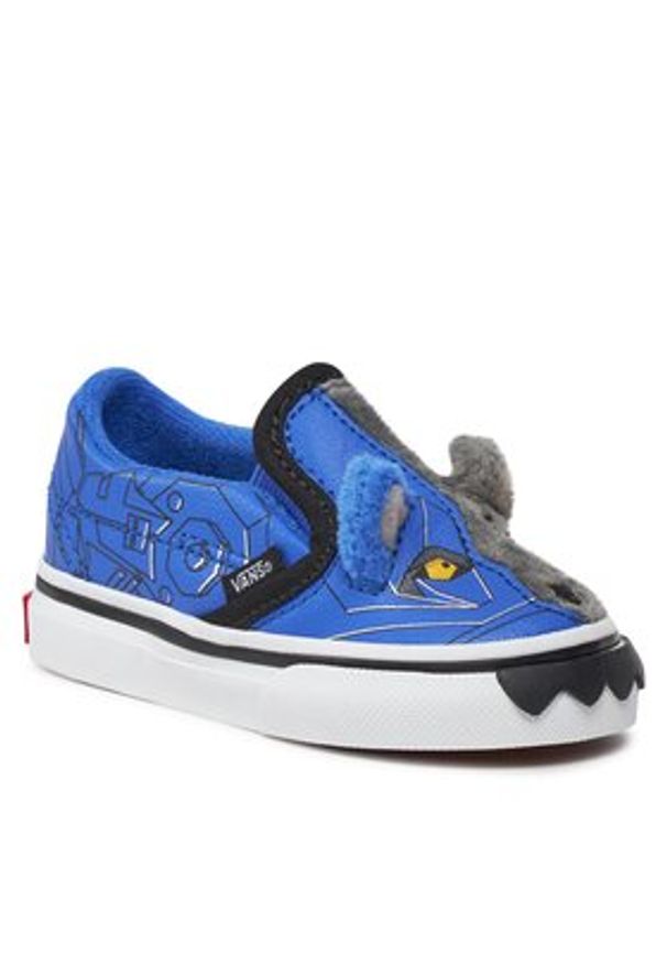 Vans Tenisówki Slip-On V Cyber Wolf VN000BVDY311 Szary. Zapięcie: bez zapięcia. Kolor: szary. Materiał: materiał