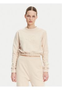 Calvin Klein Jeans Bluza J20J225363 Beżowy Regular Fit. Kolor: beżowy. Materiał: bawełna