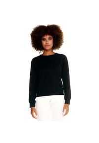 LEONE 1947 APPAREL - Damski sweter Leone Basic z okrągłym dekoltem. Kolor: czarny. Materiał: tkanina. Sport: fitness