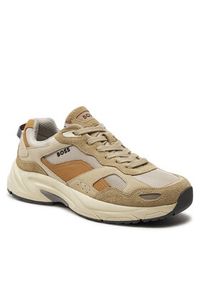 BOSS - Boss Sneakersy Levitt Runn Hsdny 50517364 Beżowy. Kolor: beżowy. Materiał: materiał #6