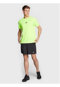 New Balance Koszulka techniczna Impact Run MT23277 Zielony Athletic Fit. Kolor: zielony. Materiał: syntetyk. Sport: bieganie #5