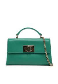 Furla Torebka 1927 WE00423 ARE000 D7D00 Srebrny. Kolor: zielony. Materiał: skórzane
