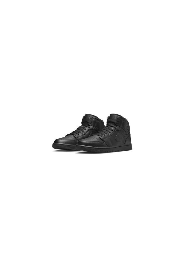 Buty do chodzenia męskie Nike Air Jordan 1 Mid. Wysokość cholewki: za kostkę. Zapięcie: sznurówki. Kolor: zielony, wielokolorowy, czarny, brązowy. Materiał: guma, materiał, syntetyk. Szerokość cholewki: normalna. Model: Nike Air Jordan. Sport: turystyka piesza