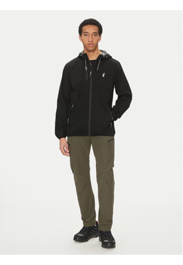 Aulp Kurtka outdoor Tomer Czarny Regular Fit. Kolor: czarny. Materiał: syntetyk. Sport: outdoor