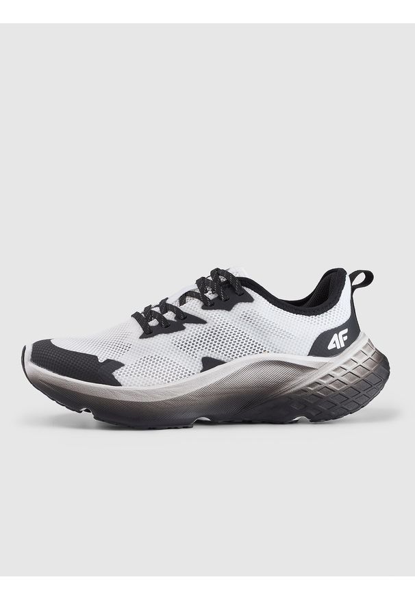 4f - 4F Buty do biegania Freemove Mesh damskie - białe 39. Okazja: na spacer, na co dzień, do domu. Kolor: biały. Materiał: mesh. Szerokość cholewki: normalna. Sport: fitness, bieganie, turystyka piesza