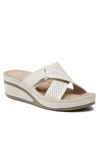 Klapki Clara Barson. Kolor: biały #1