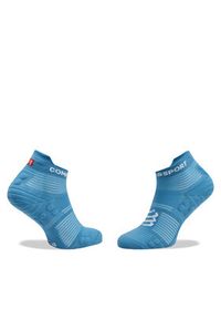 Compressport Skarpety Niskie Unisex Pro Racing V4.0 Run Low XU00047B Niebieski. Kolor: niebieski. Materiał: syntetyk. Sport: bieganie